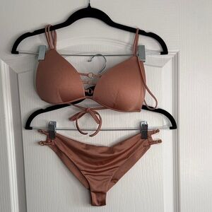 Calzedonia Brown Bikini Set